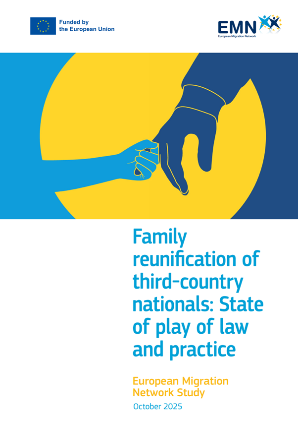Cover of the EMN study on Family reunification of third-country nationals: State of play of law and practice