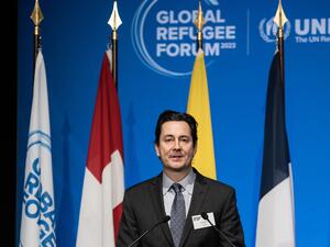 Sasha Chanoff Announcing pledge