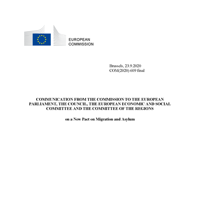 Cover of the EU Commission Communication