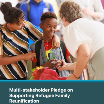 Cover of family reunification pledge community report