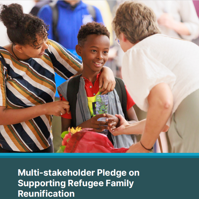 Cover of family reunification pledge community report