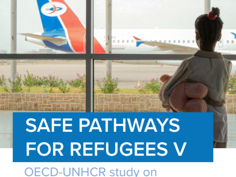 Cover of OECD-UNHCR Safe Pathways for Refugees V